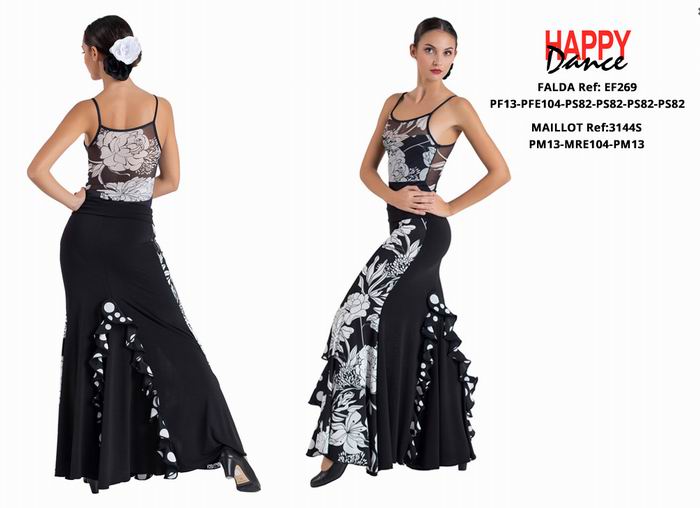 Tenue flamenca pour femmes par Happy Dance. Ref. EF269PF13PFE104PS82PS82PS82PS82-3144SPM13MRE104PM13